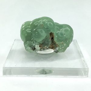 PREHNITE NATURAL MINIATURE DISPLAY ON ACRYLIC BASE